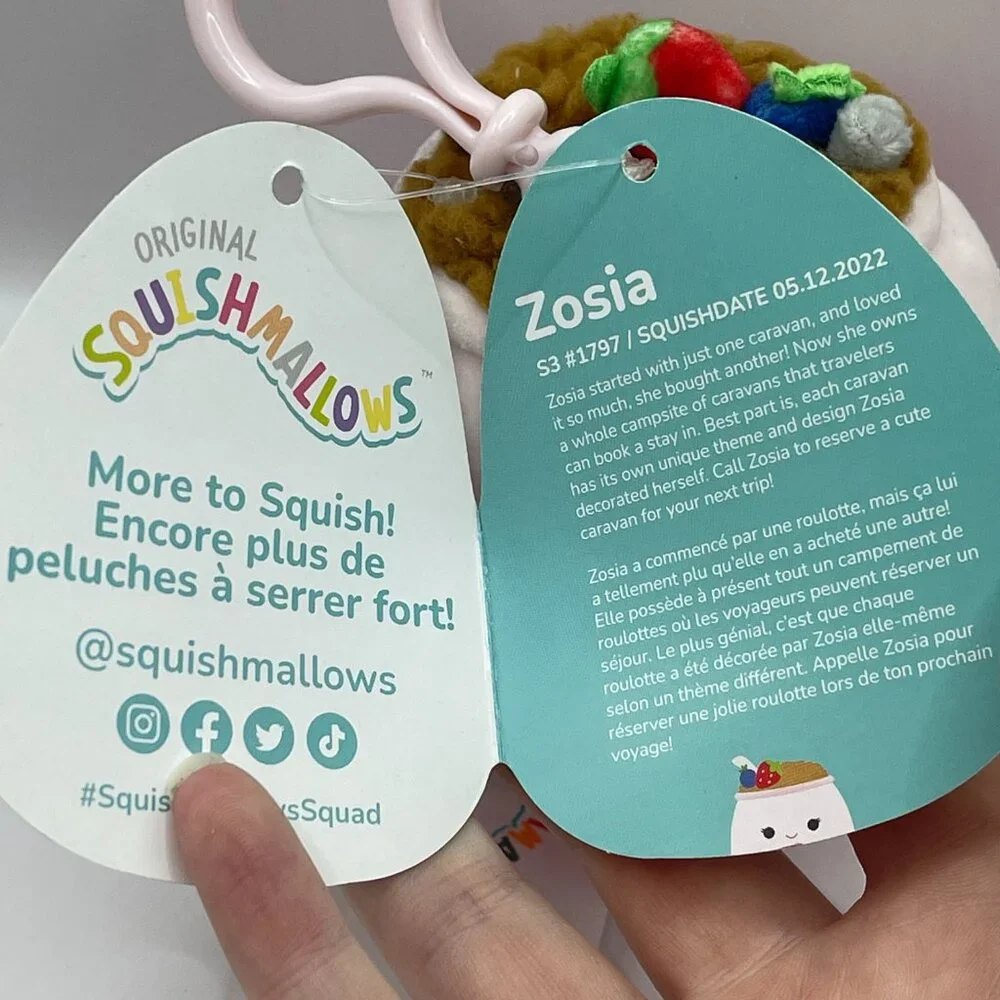 NWT Squishmallow Zosia The Yogurt